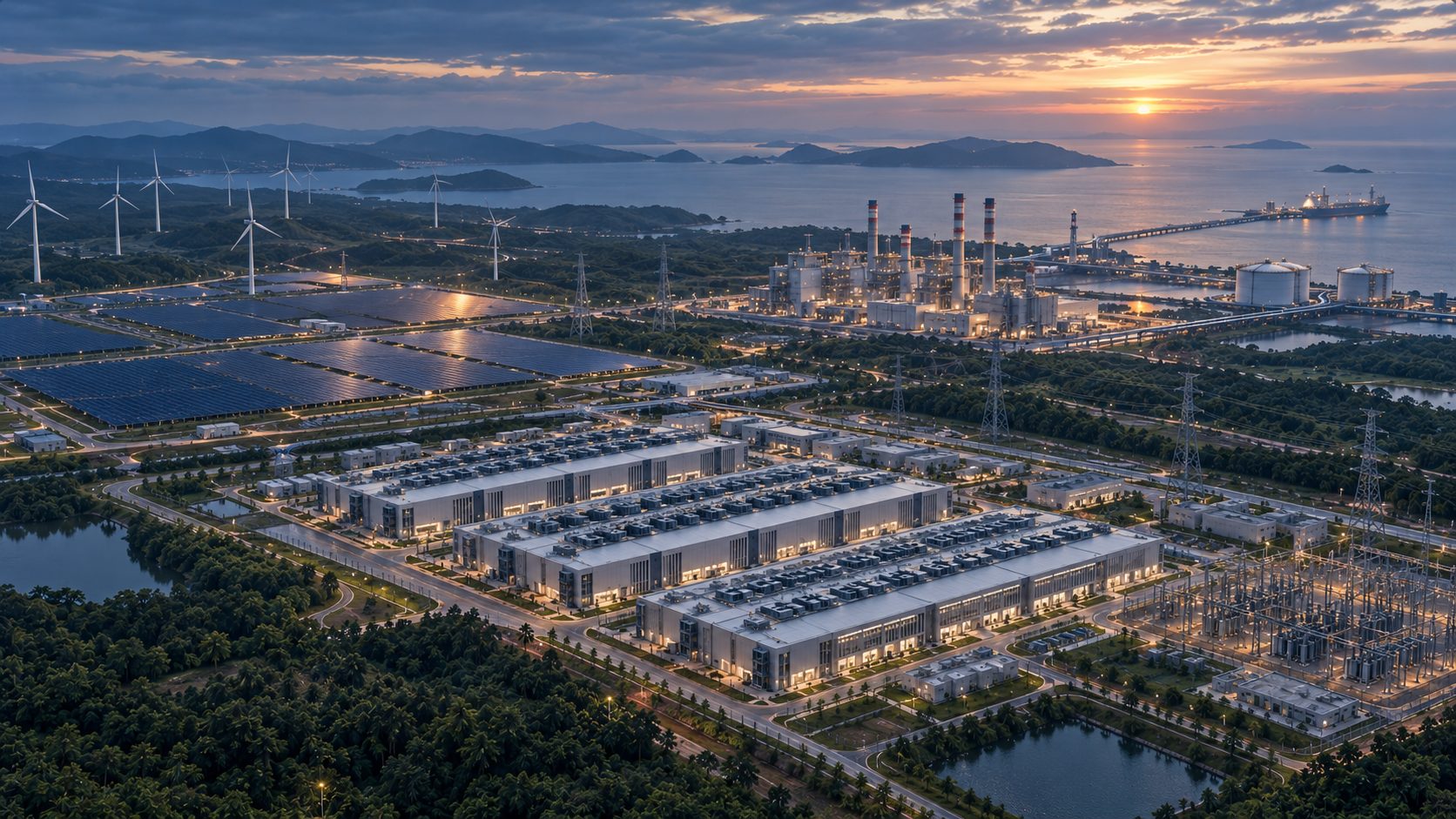 Compute infrastructure with energy built in.